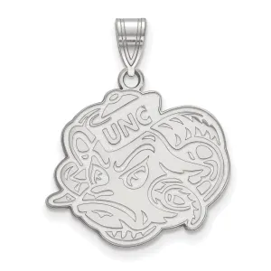 10K White Gold University of North Carolina Large Pendant