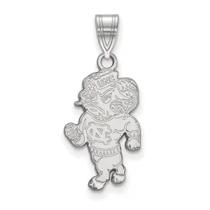 10K White Gold University of North Carolina Large Pendant