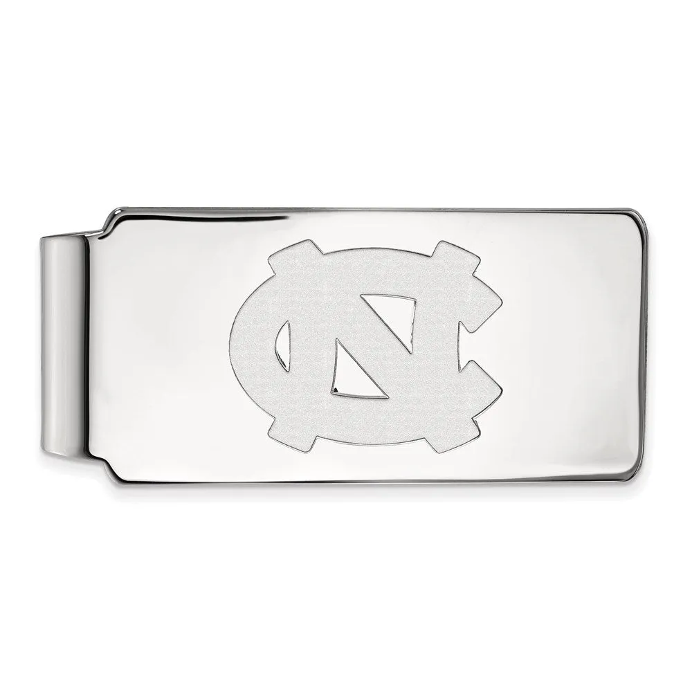 10K White Gold University of North Carolina Money Clip