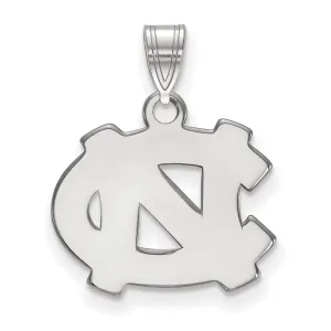 14K White Gold University of North Carolina Small Pendant