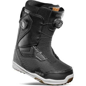 32 TM-2 Double Boa Wide Snowboard Boot Black White Gum 2025