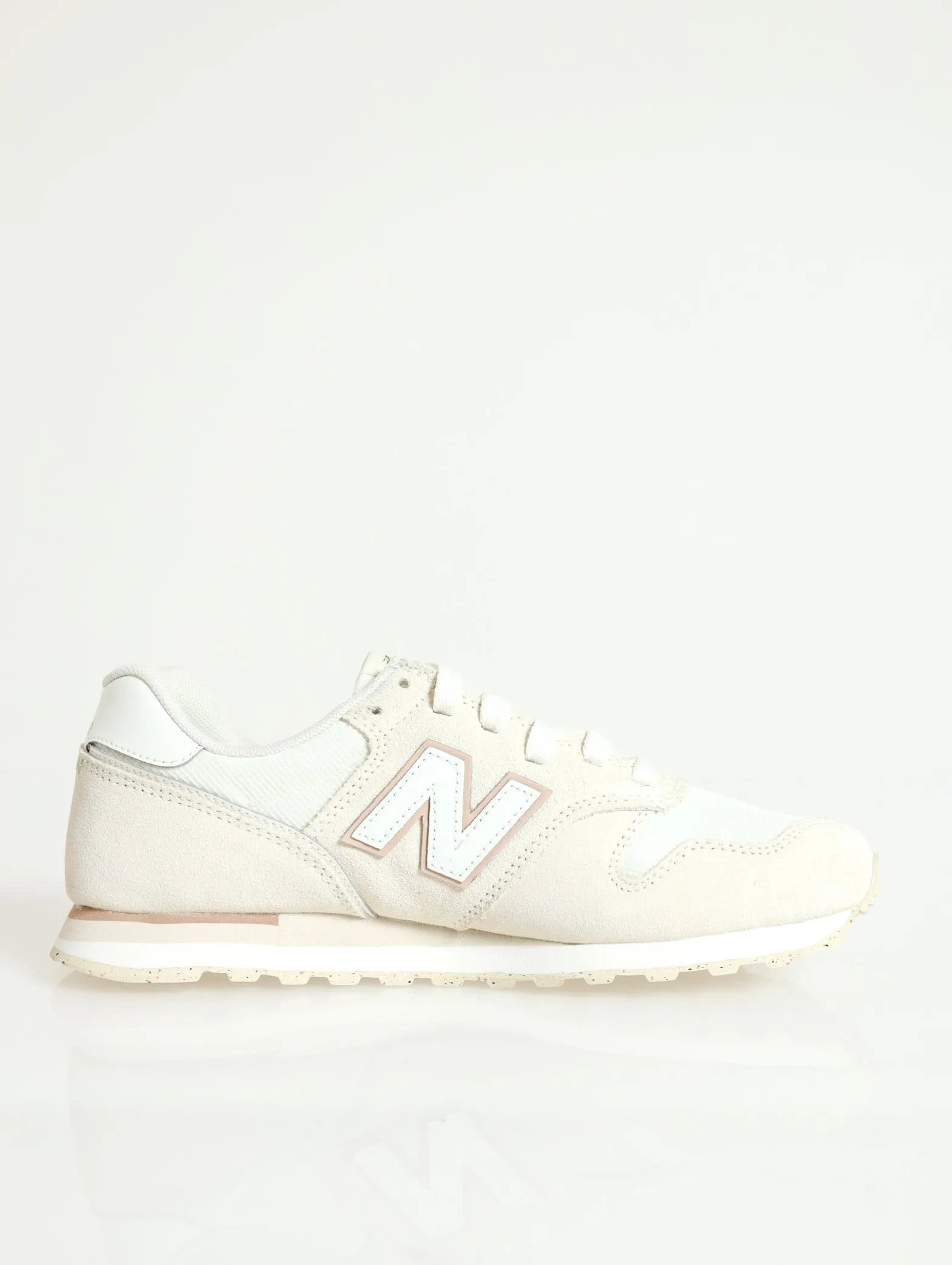373 Lace-Up Lifestyle Sneaker - Cream