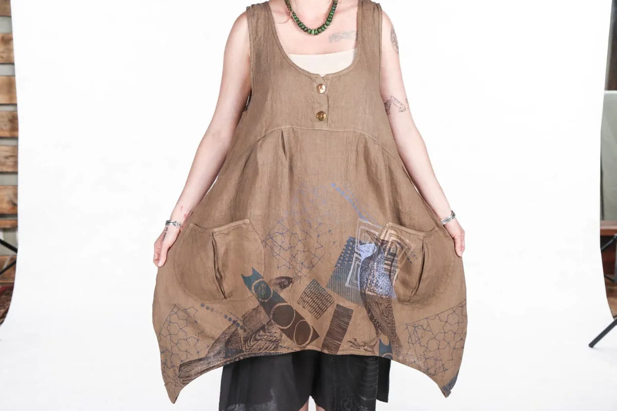 6185 Mulberry Mid Layer Linen  Coyote-P