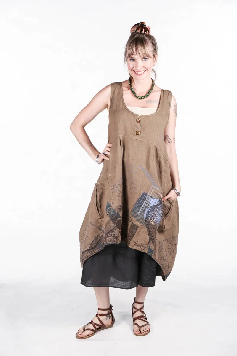 6185 Mulberry Mid Layer Linen  Coyote-P