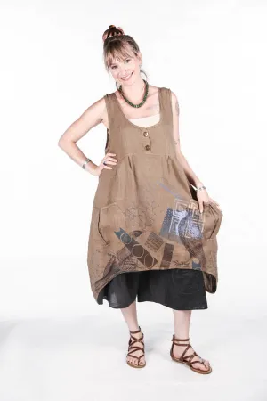 6185 Mulberry Mid Layer Linen  Coyote-P