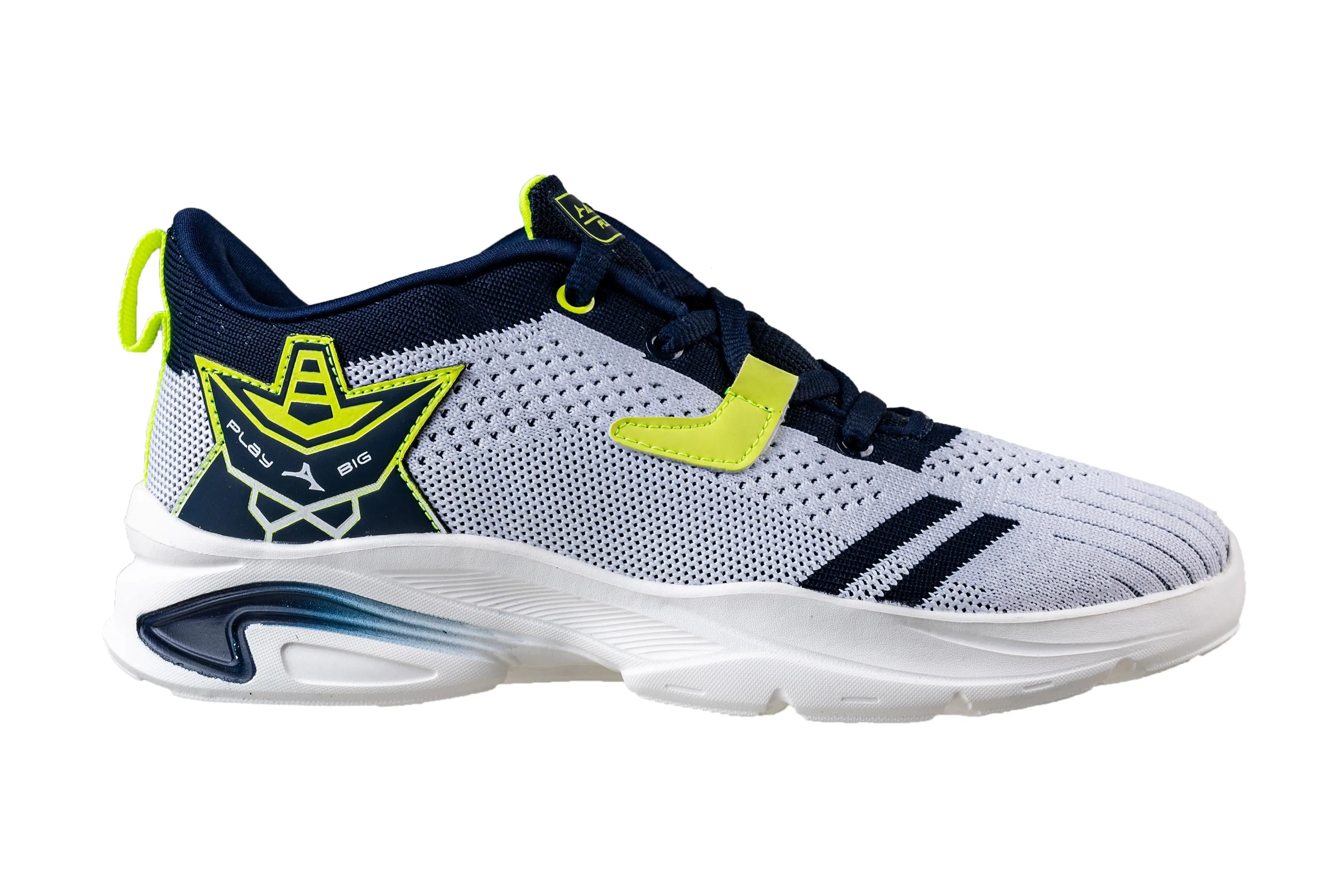 Abros Boys Eng Grey / F. Green Sports Shoe