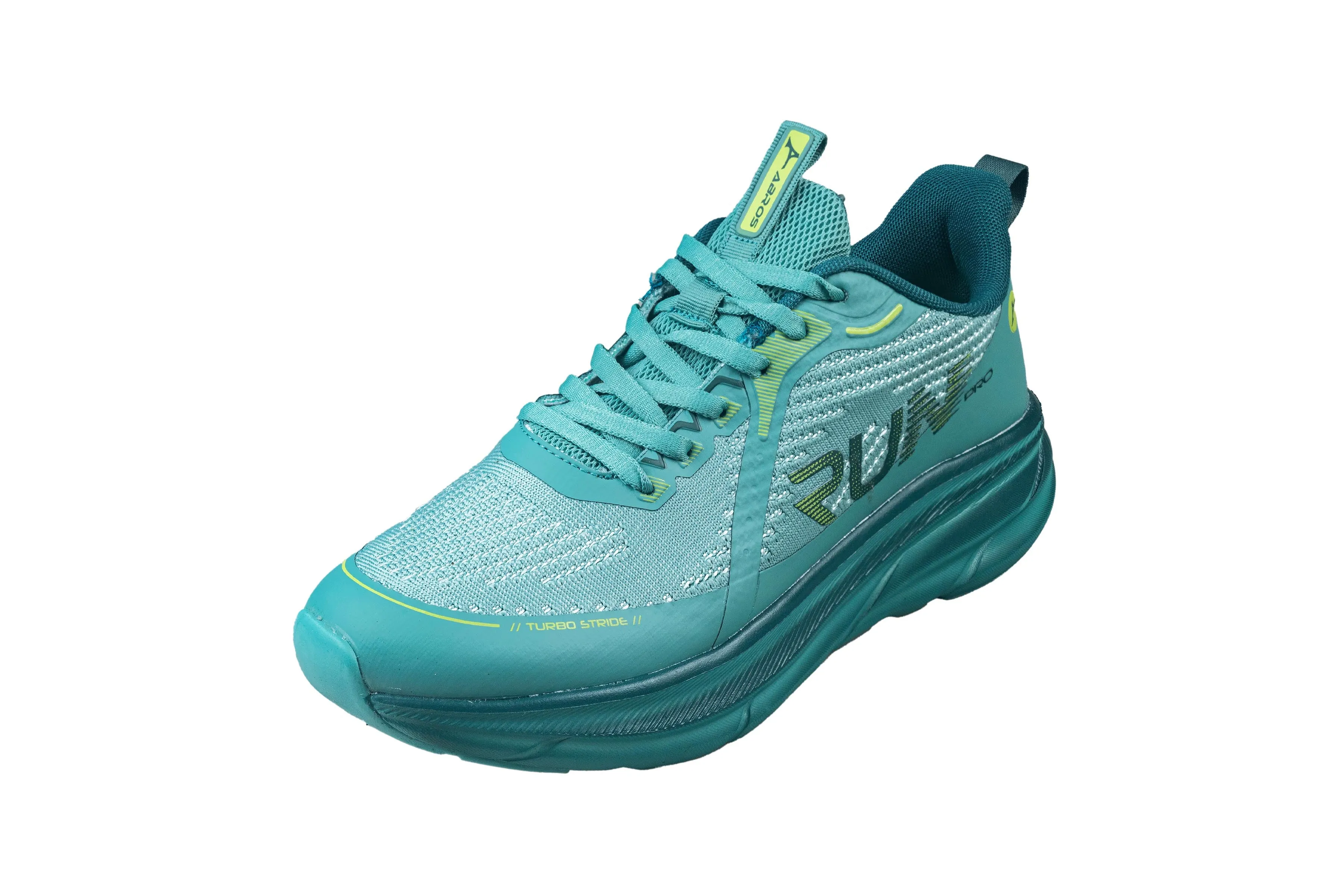 Abros Gents Green / Bottle Green Sports Shoe