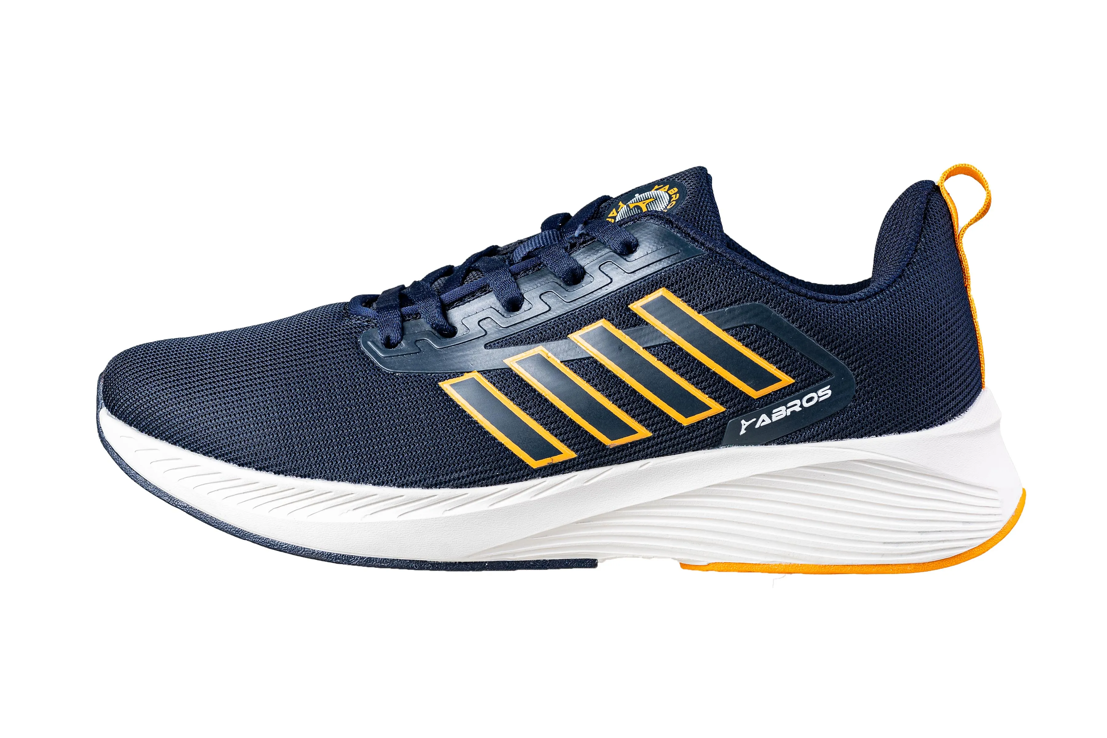 Abros Gents Navy / Mustard Sports Shoe