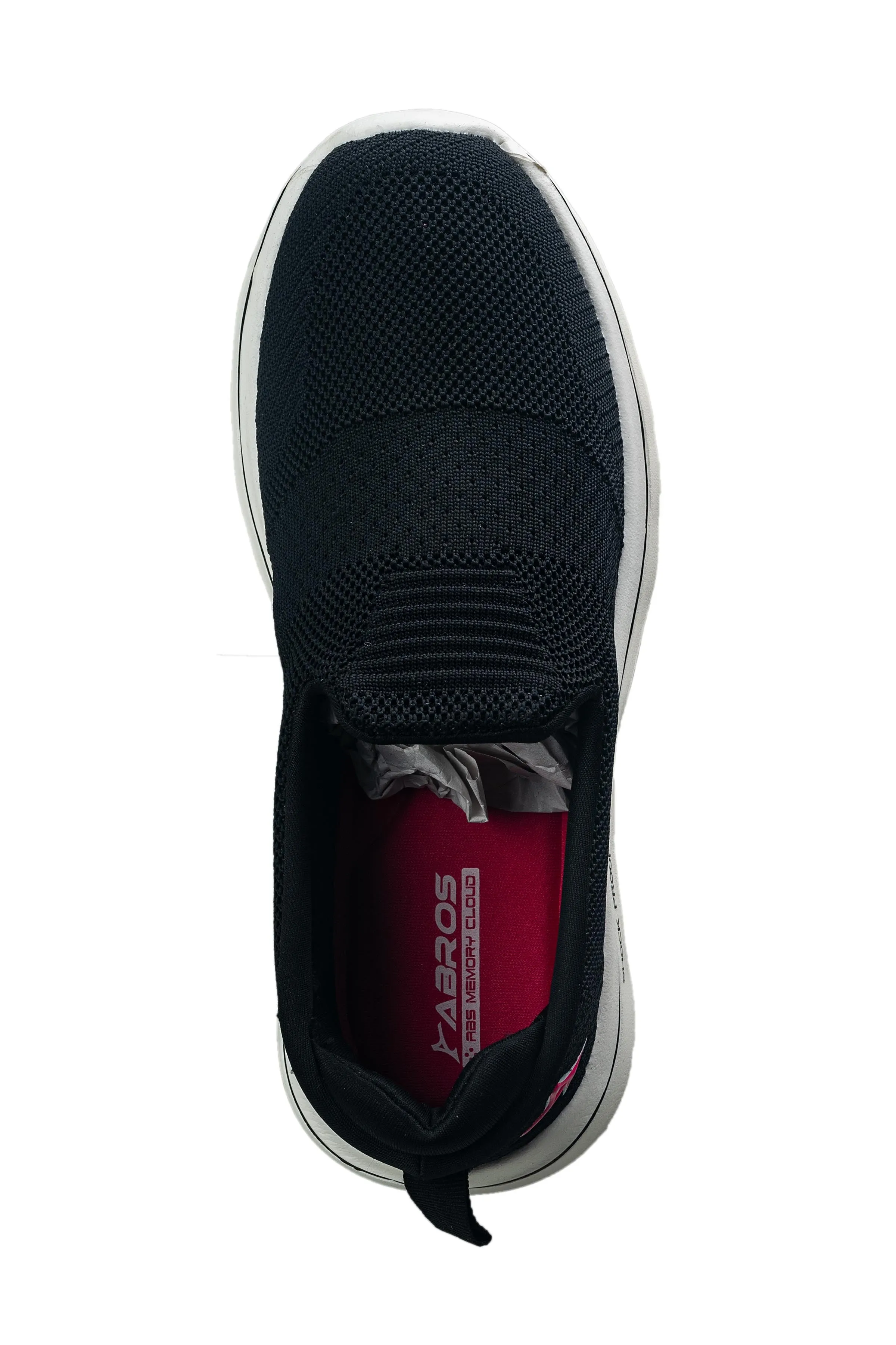 Abros Ladies Black / Pink Sports Shoe (Sports Assl 0119 A)