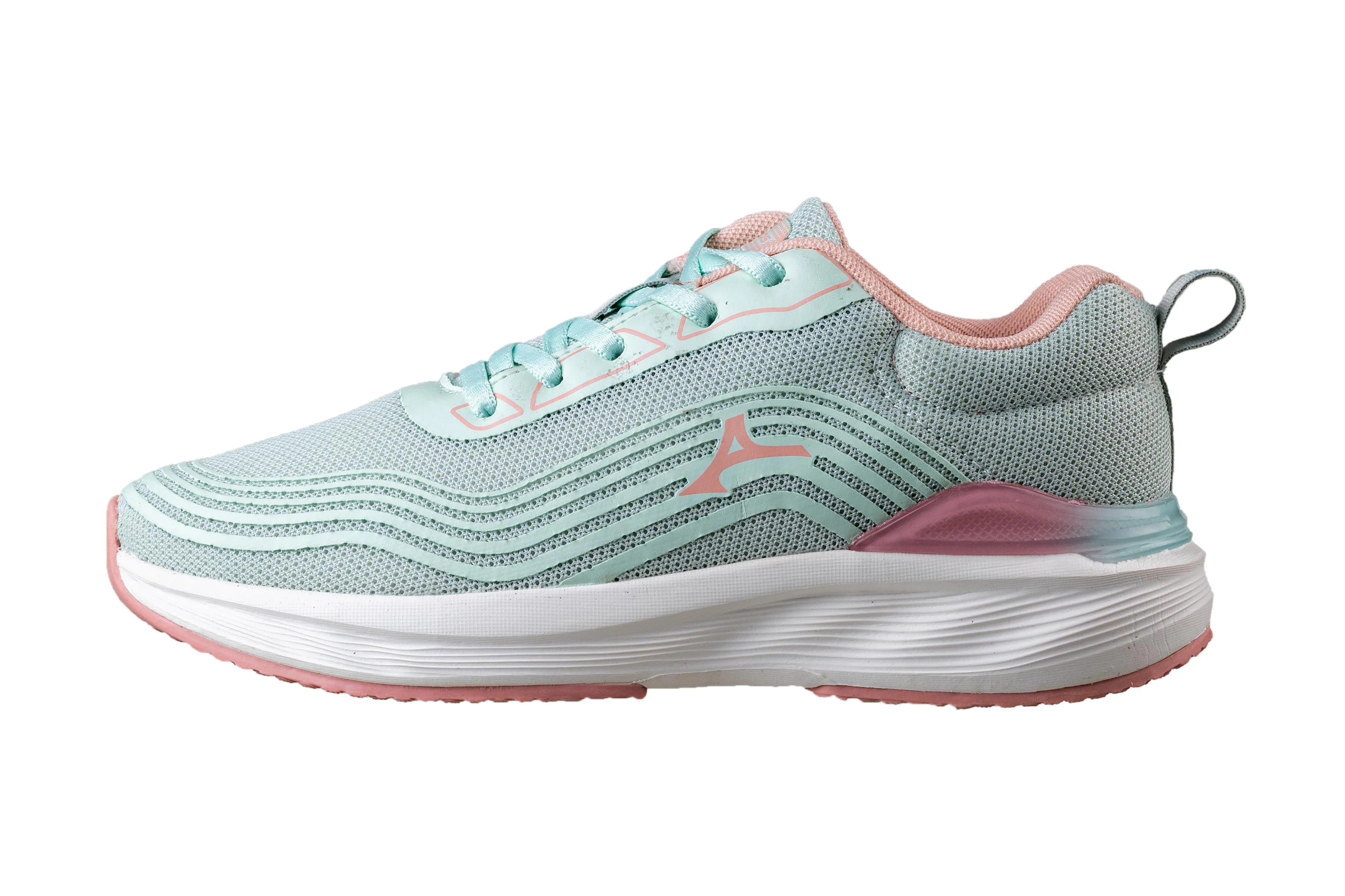Abros Ladies Ice Green / Peach Sports Shoe