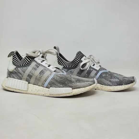 Adidas NMD_R1 PK Primeknit Oreo Glitch Shoes