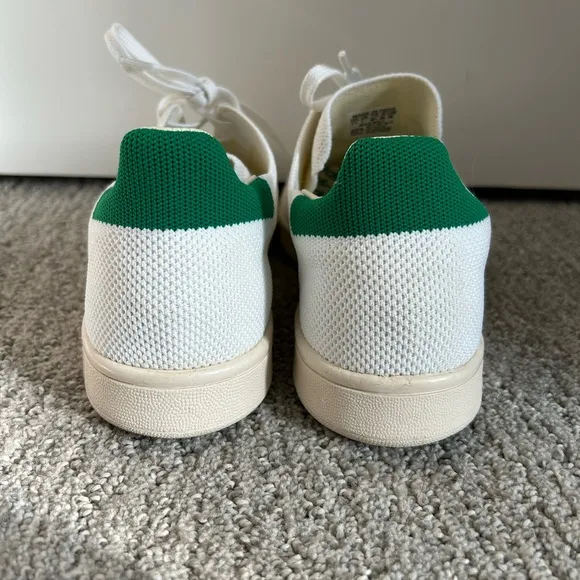 adidas Originals Stan Smith Primeknit White / Green Sneaker - Size M7.5/W9