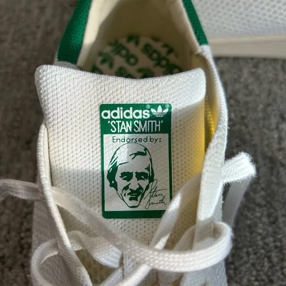 adidas Originals Stan Smith Primeknit White / Green Sneaker - Size M7.5/W9