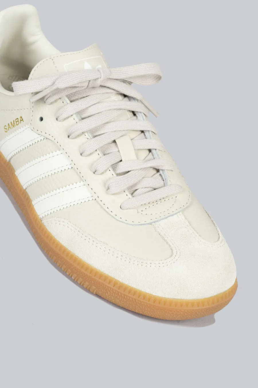ADIDAS SAMBA OG WOMEN'S ALUMINUM CHALK WHITE