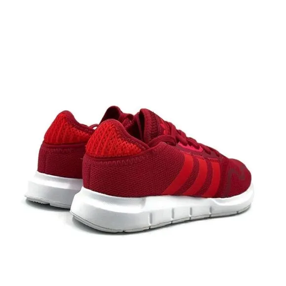Adidas Swift Run Big Girl Casual Running Shoe Red White School Sneaker