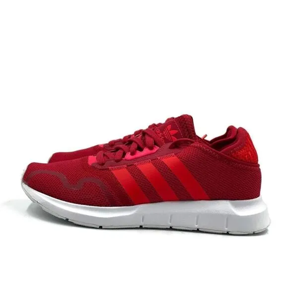Adidas Swift Run Big Girl Casual Running Shoe Red White School Sneaker