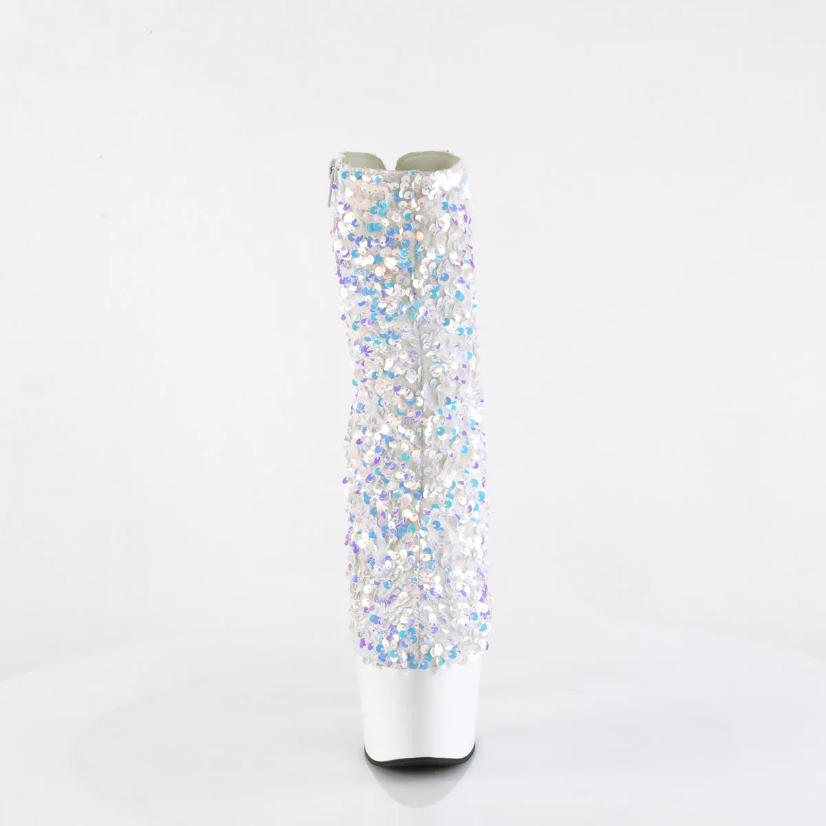 ADORE-1042SQ  White Multi Sequins/White