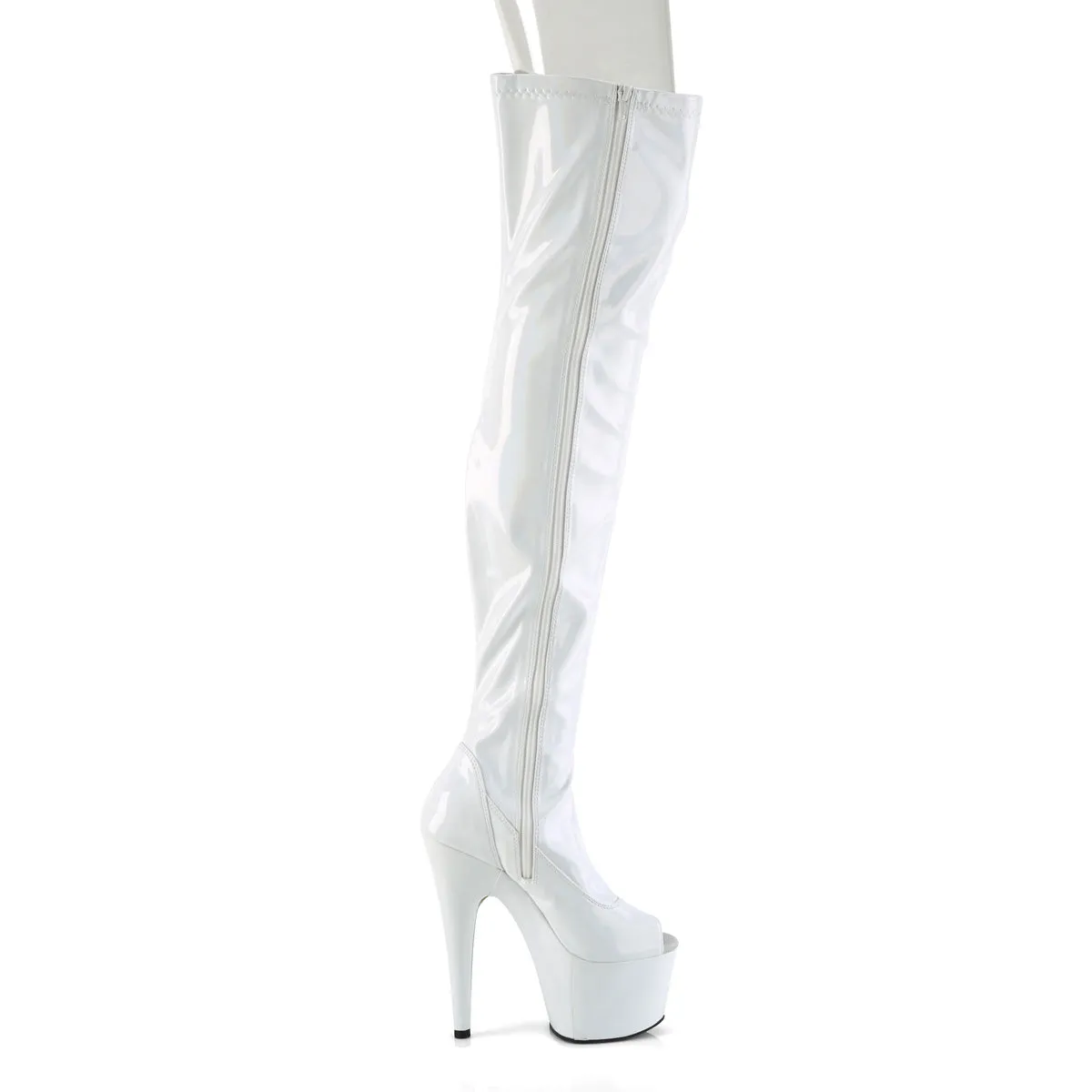ADORE-3011HWR  White Stretch Holo/White Holo