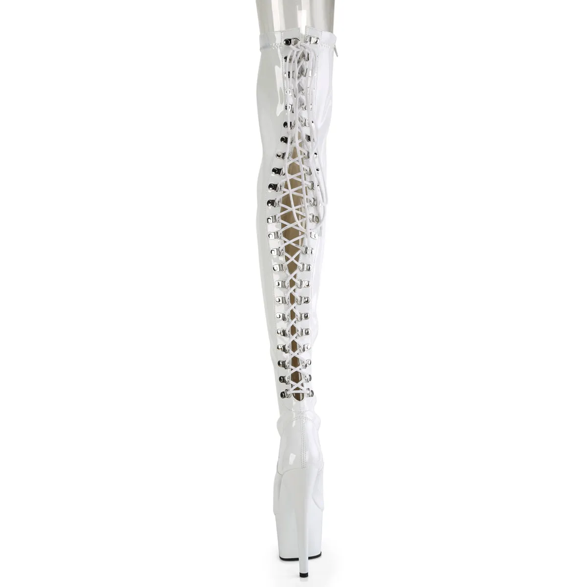 ADORE-3063  White Stretch Patent/White