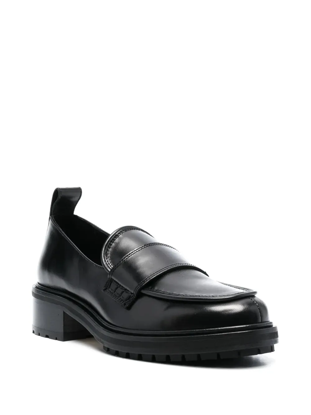 Aeyde Ruth 40mm leather loafers