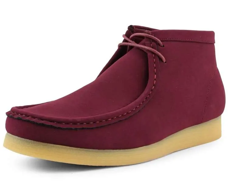 Amali Jason 2 Men's Burgundy Suede Limited Edition Ankle Boots