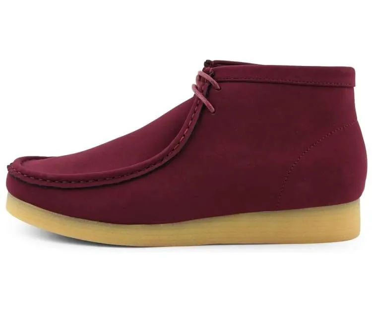 Amali Jason 2 Men's Burgundy Suede Limited Edition Ankle Boots