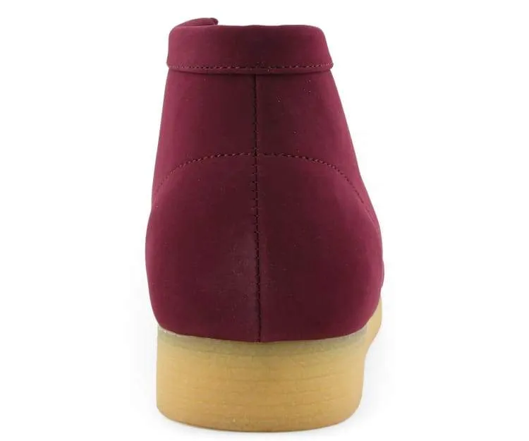 Amali Jason 2 Men's Burgundy Suede Limited Edition Ankle Boots