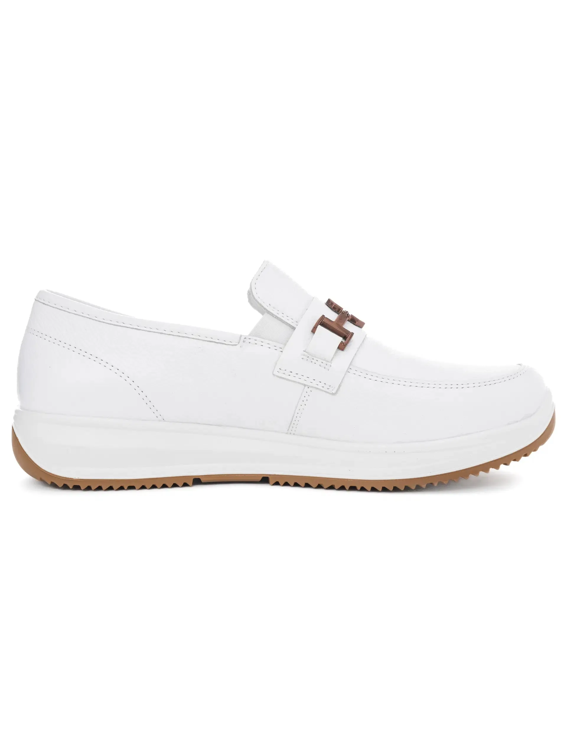 Ara - 25528 White Wedge Loafer