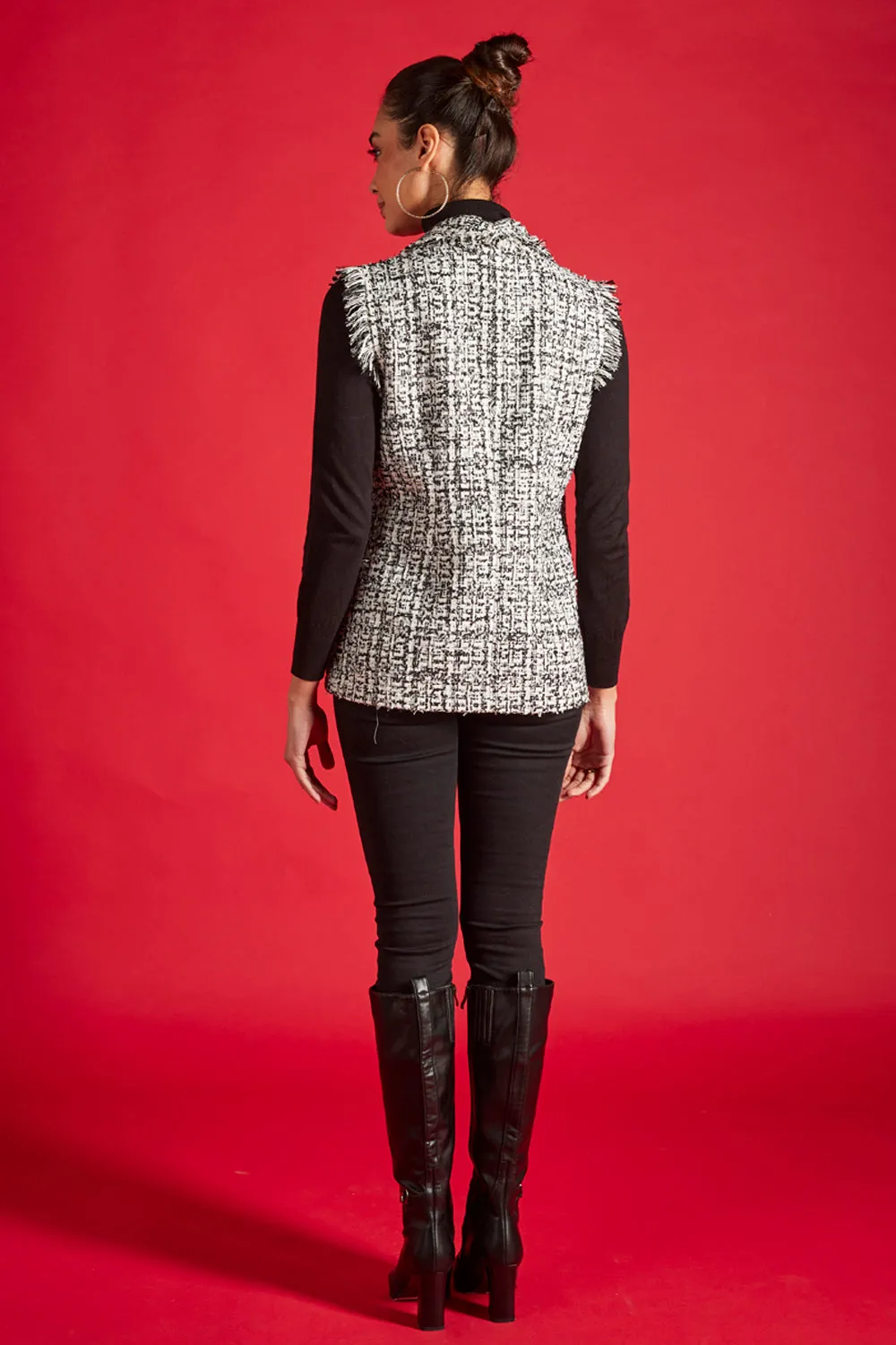 Ashen Sleeveless Jacket