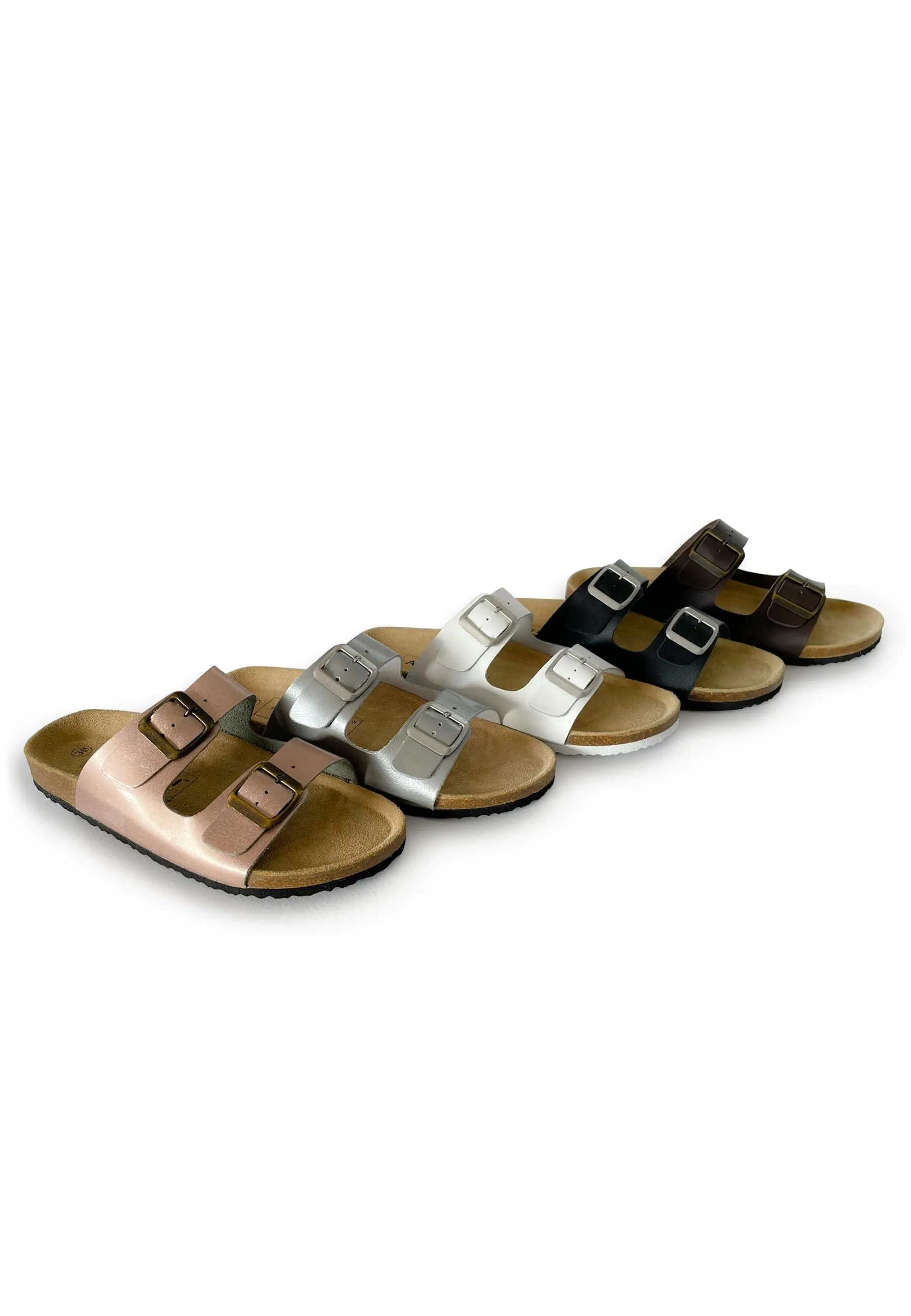 AUS WOOLI AUSTRALIA UNISEX MELBOURNE SANDALS - BLACK