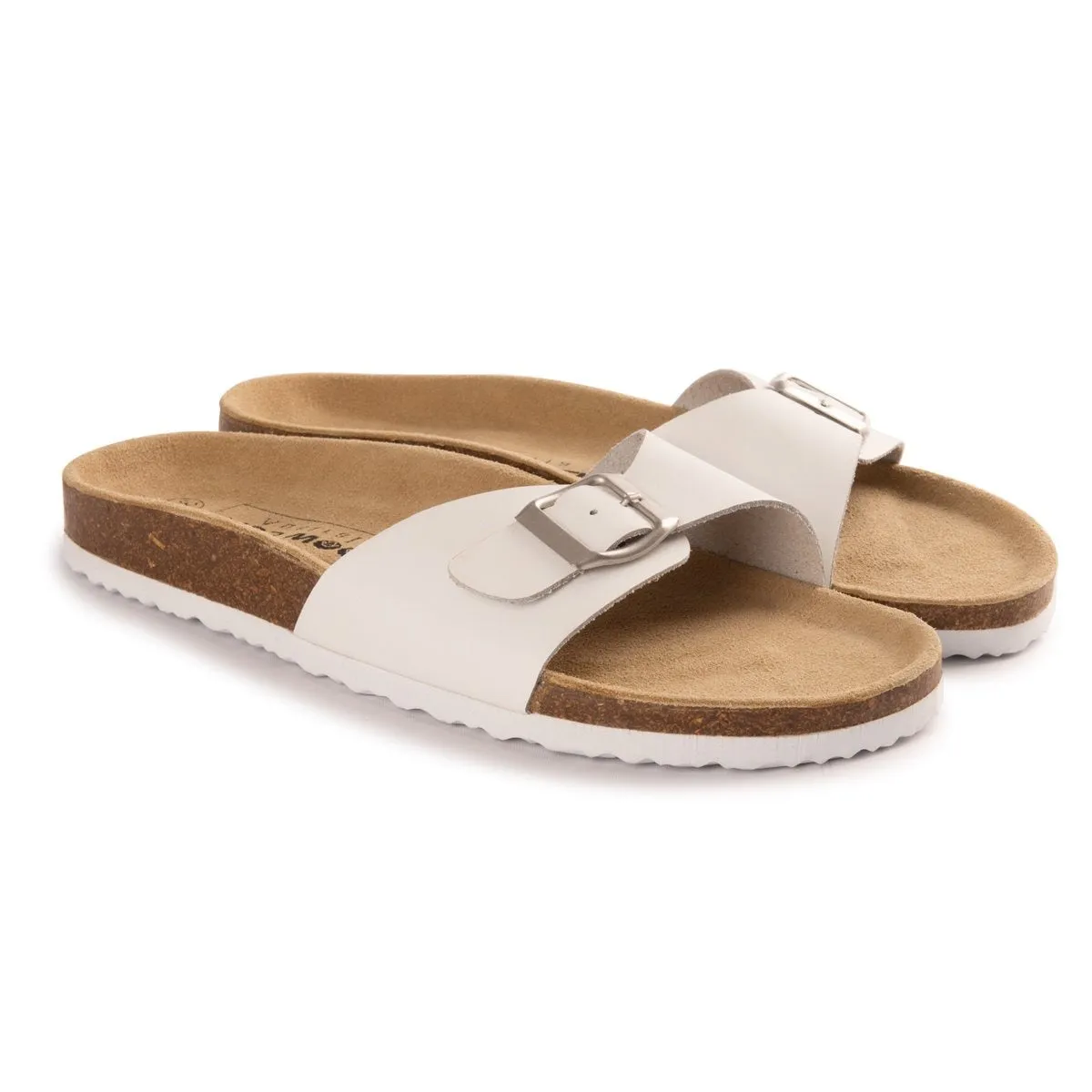 AUS WOOLI AUSTRALIA UNISEX TOORAK SANDALS - WHITE
