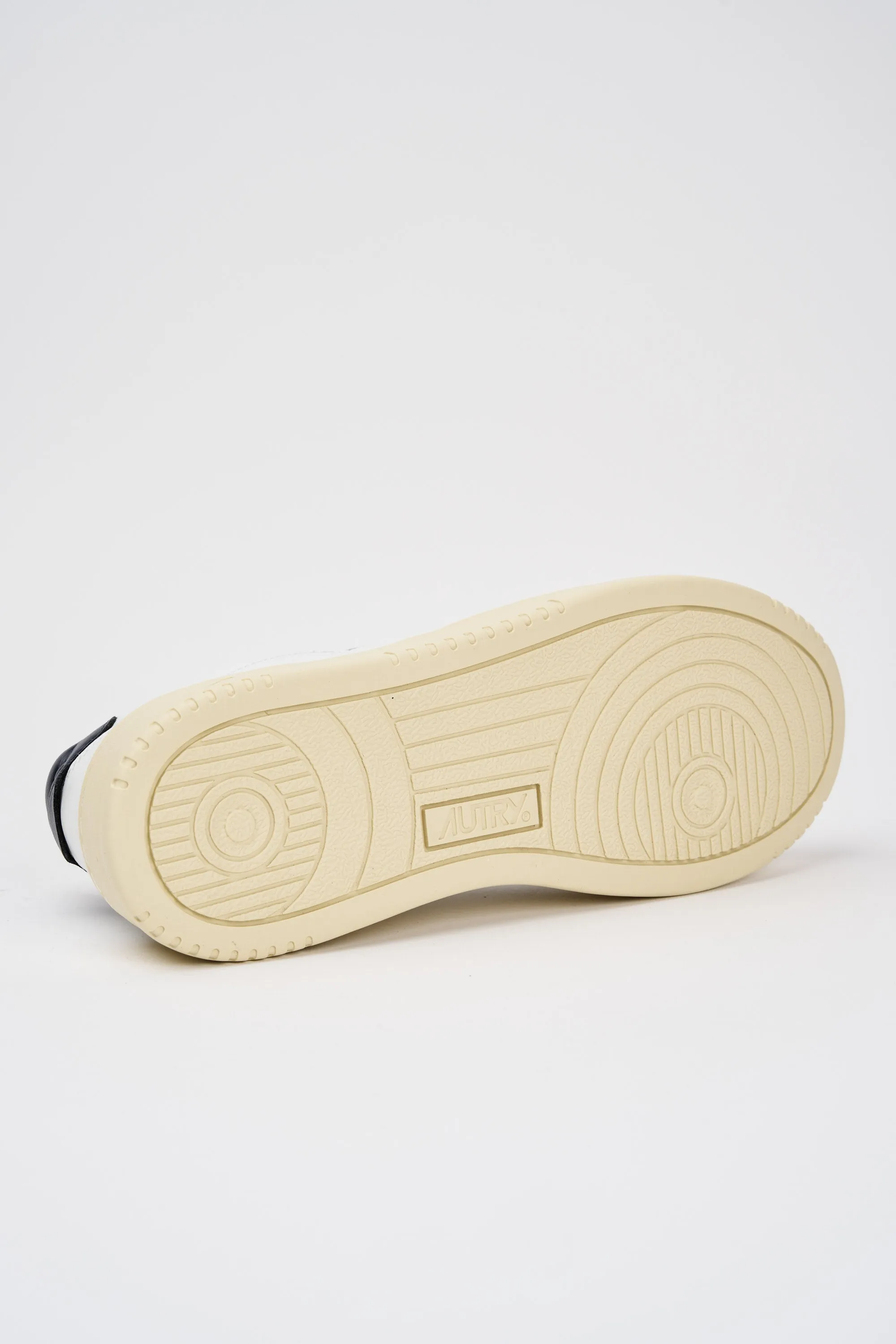 Autry Medalist Low Wom Leatleat Bianco e Blu Donna