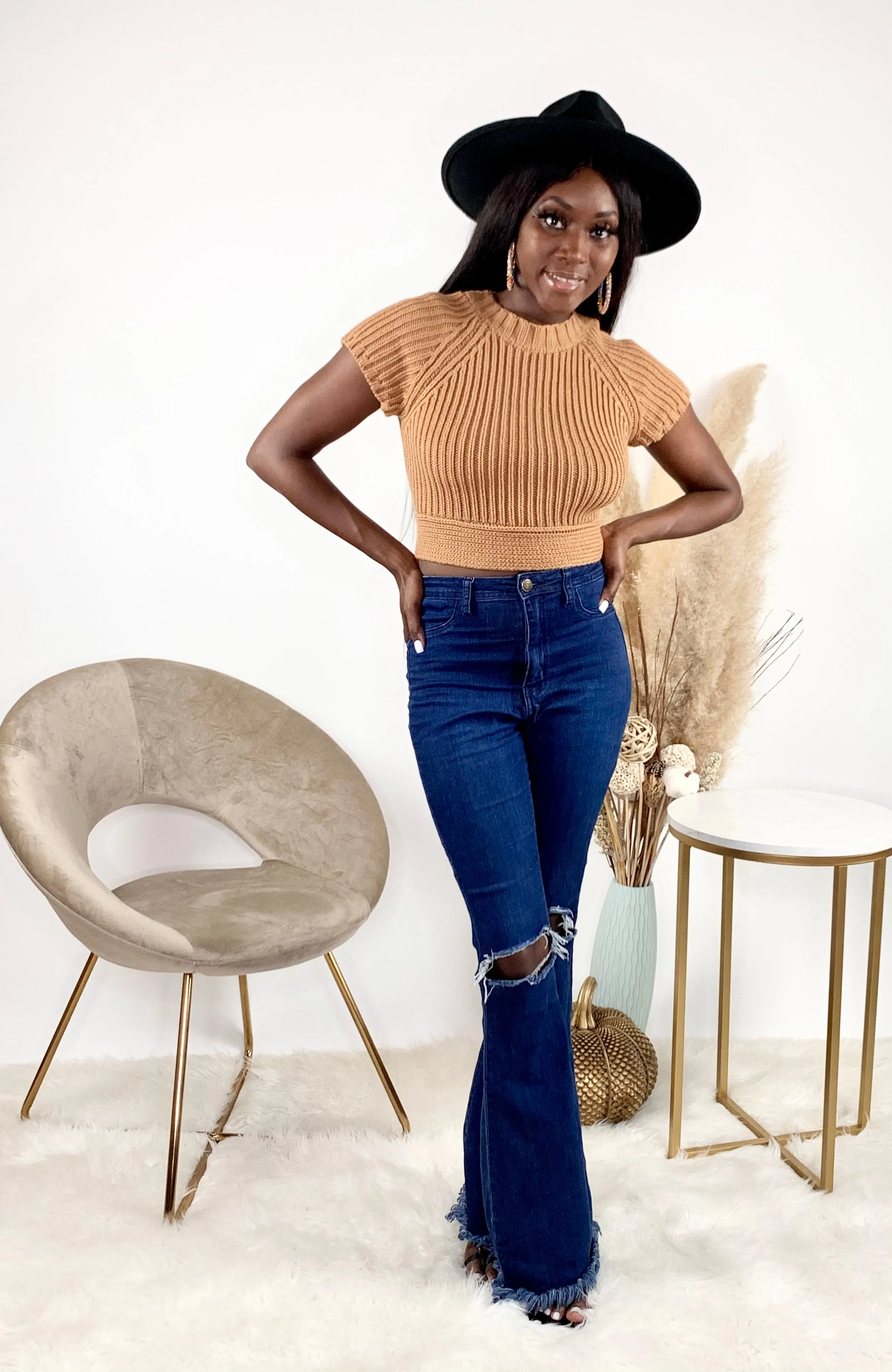 Backless Sweater | Coffee