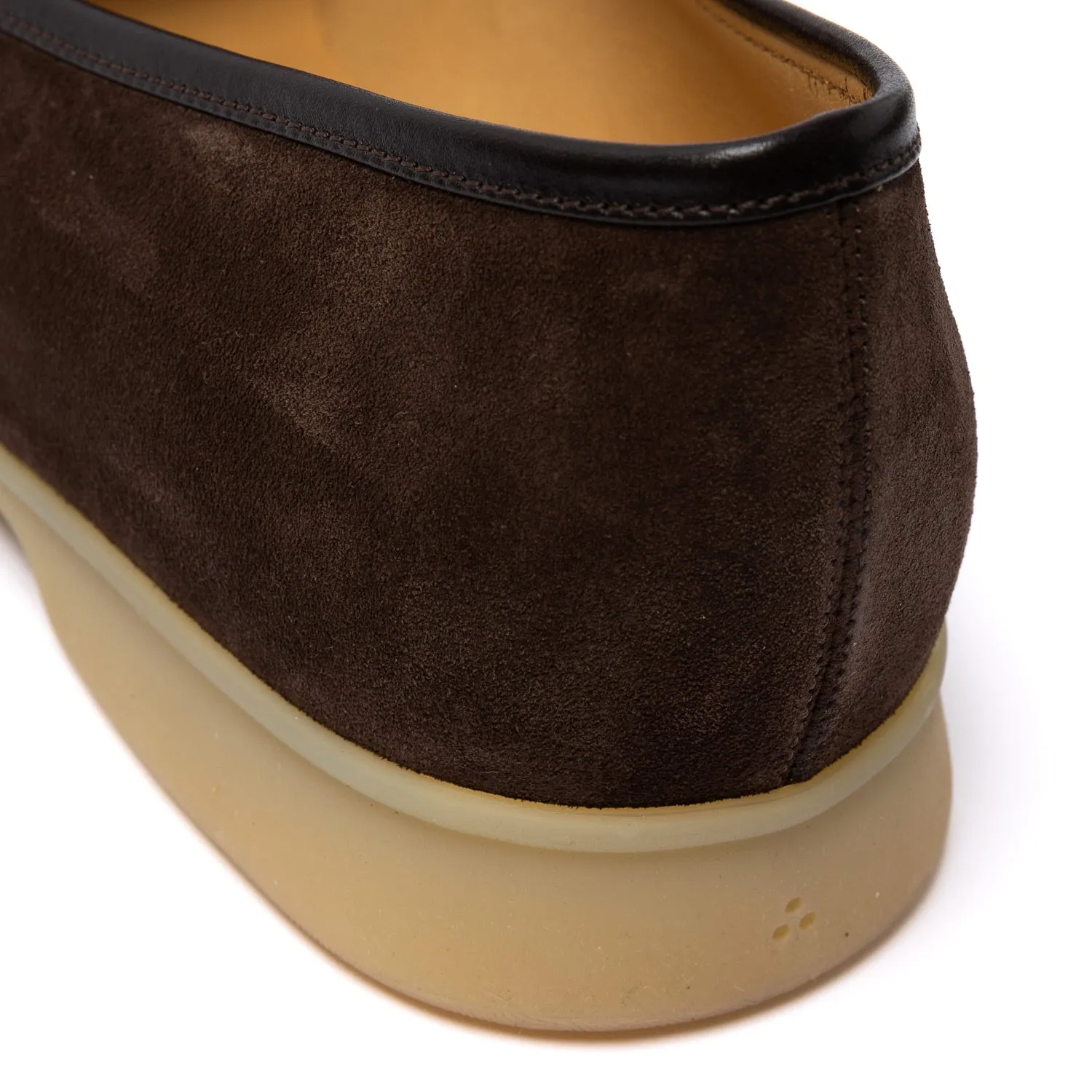 Baudoin & Lange x MJ: Stride-Loafer "Plain" aus Kalbsvelours - Handmade