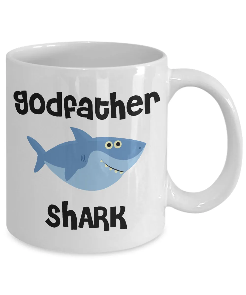 Be My Godfather Proposal Gifts Shark Mug Coffee Cup