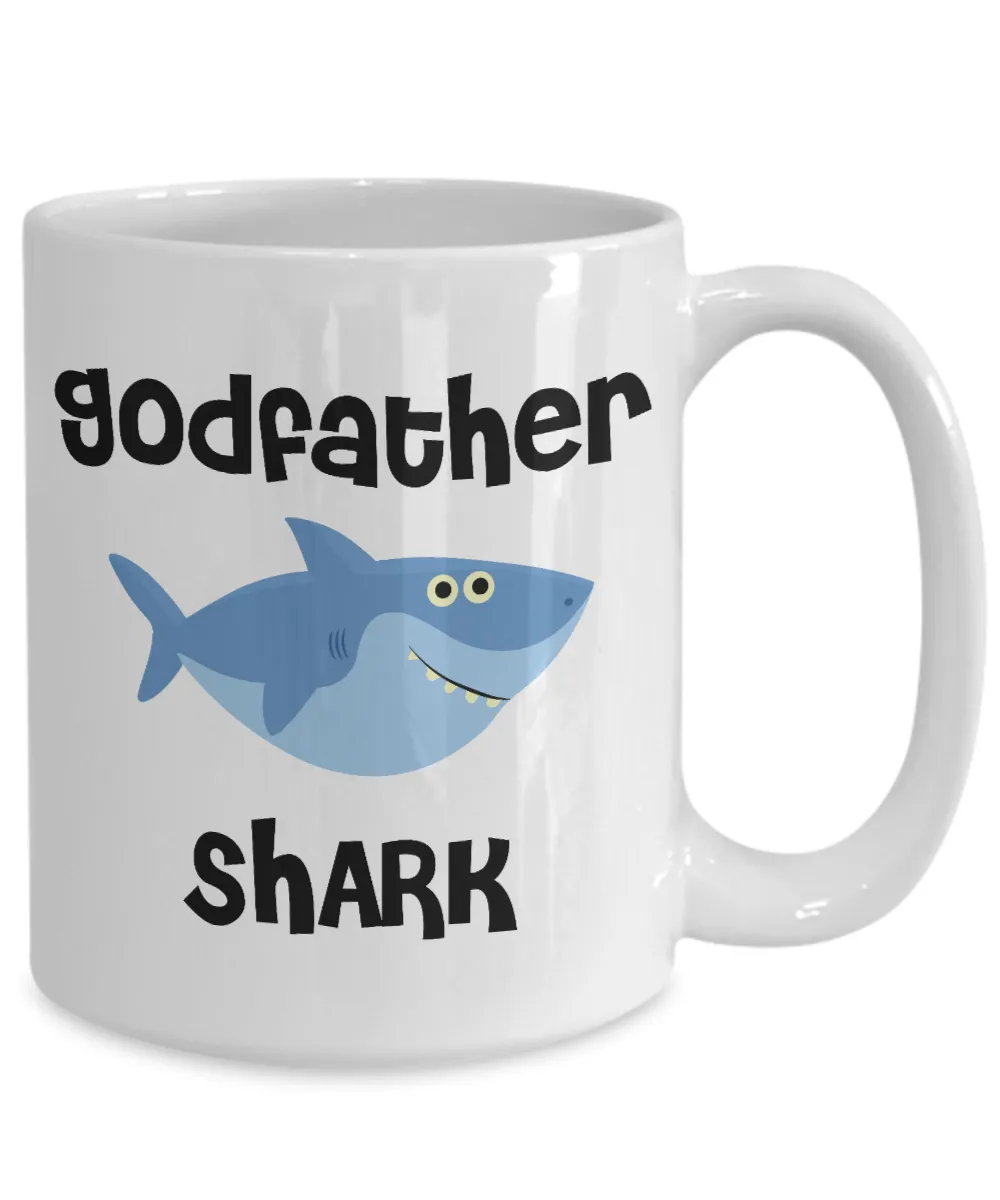 Be My Godfather Proposal Gifts Shark Mug Coffee Cup