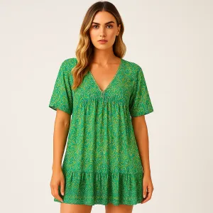 Bohemian Paisley Dress | Lightweight | Relaxed Fit and Vibrant