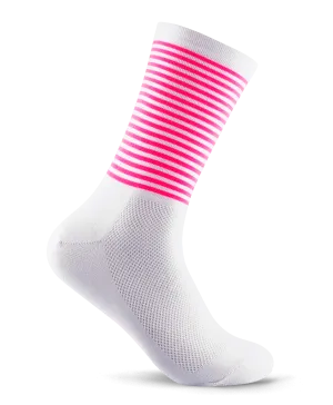 Breton - White & Hi-vis Pink