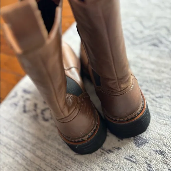 Bueno Gizelle Brown Leather Boot