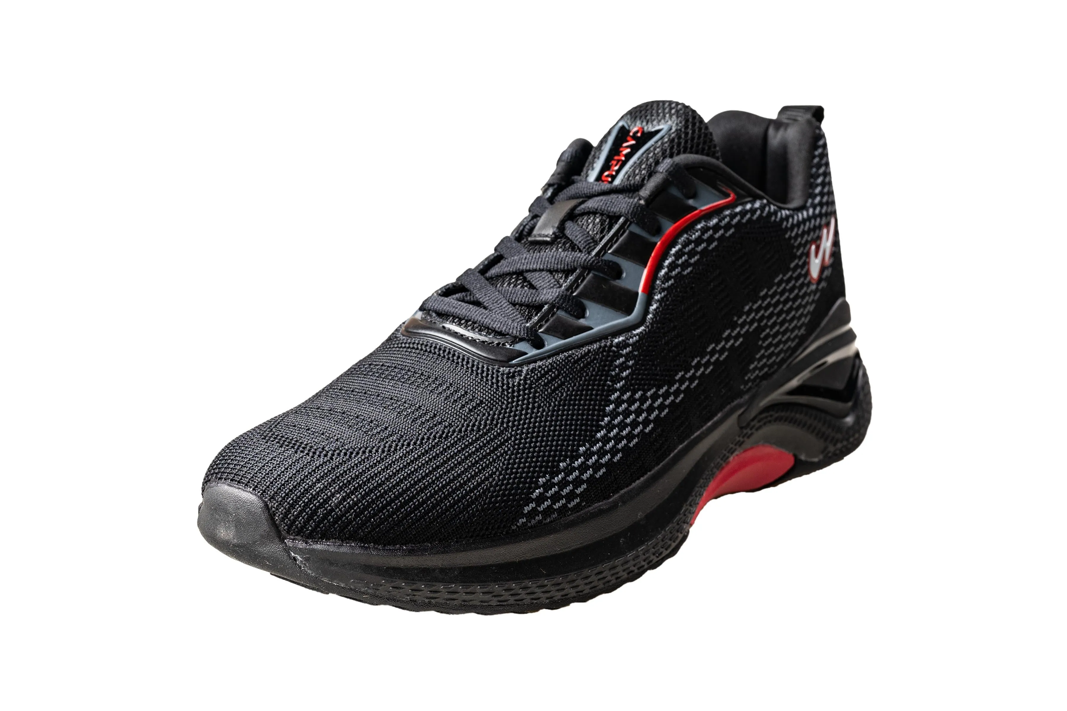 Campus Gents Black / Red Sports Shoe