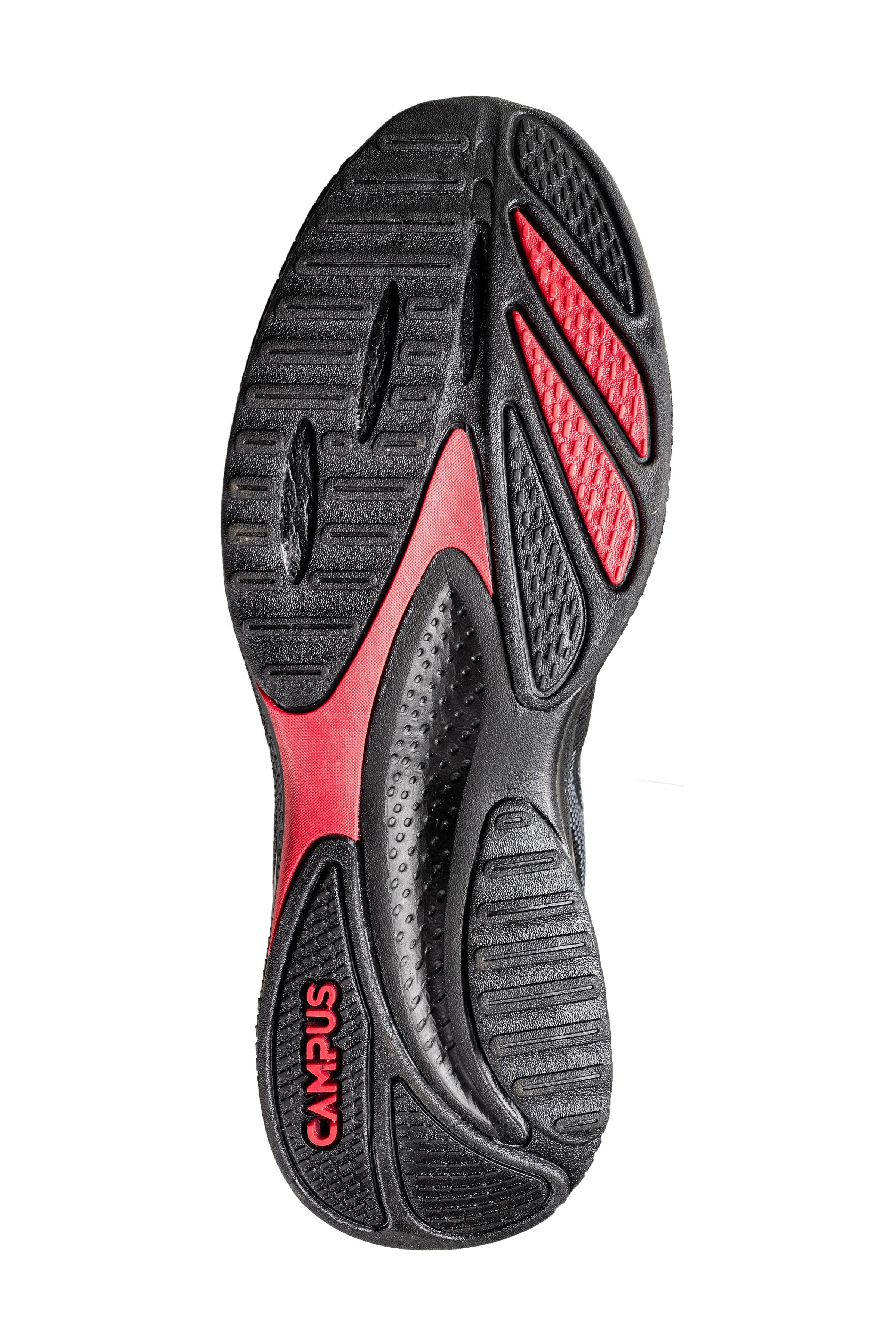 Campus Gents Black / Red Sports Shoe