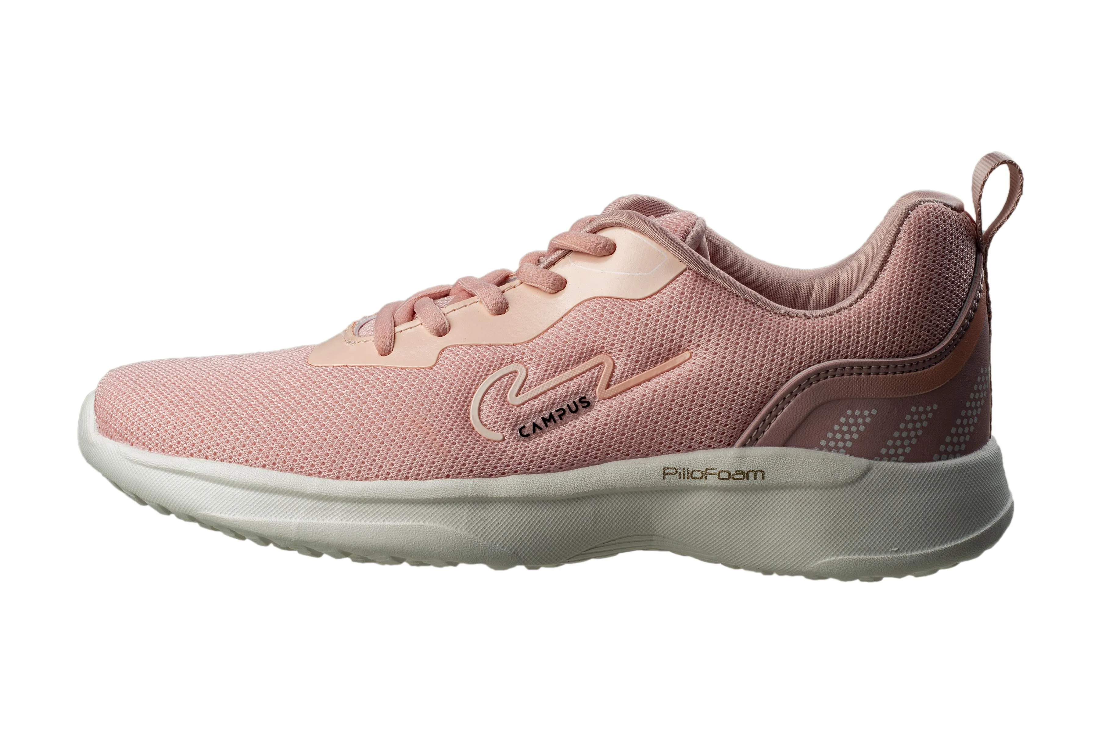 Campus Ladies Peach / White Sports Shoe