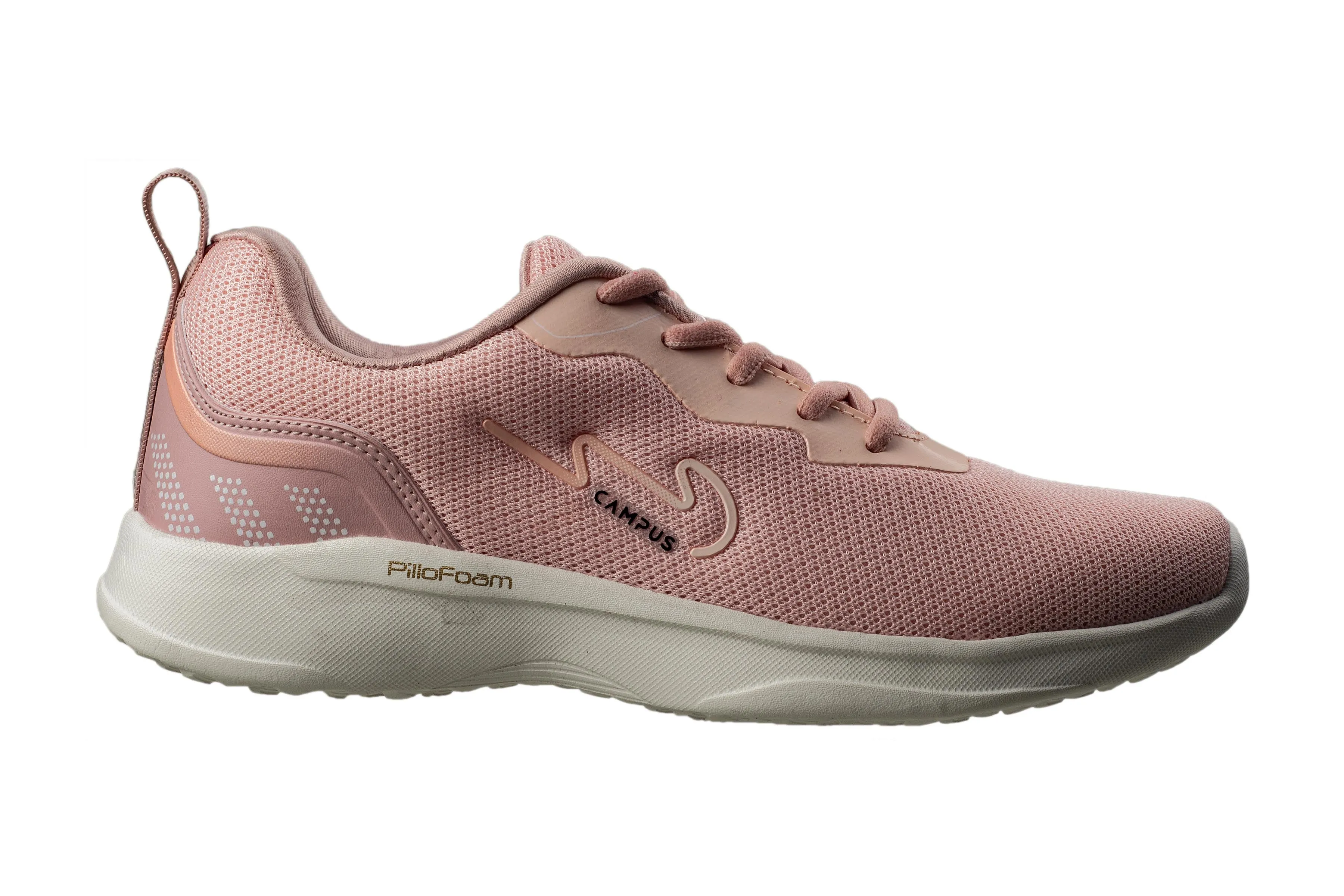 Campus Ladies Peach / White Sports Shoe