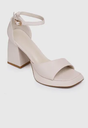 Carolyn Heels (White)