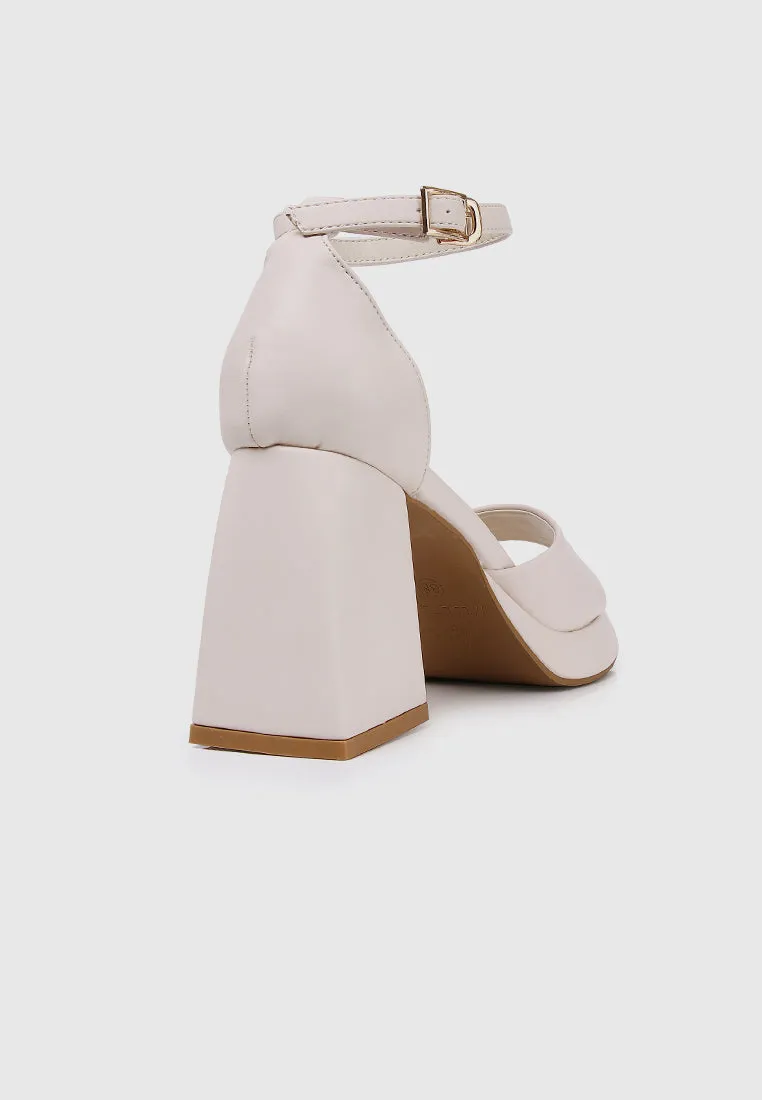 Carolyn Heels (White)
