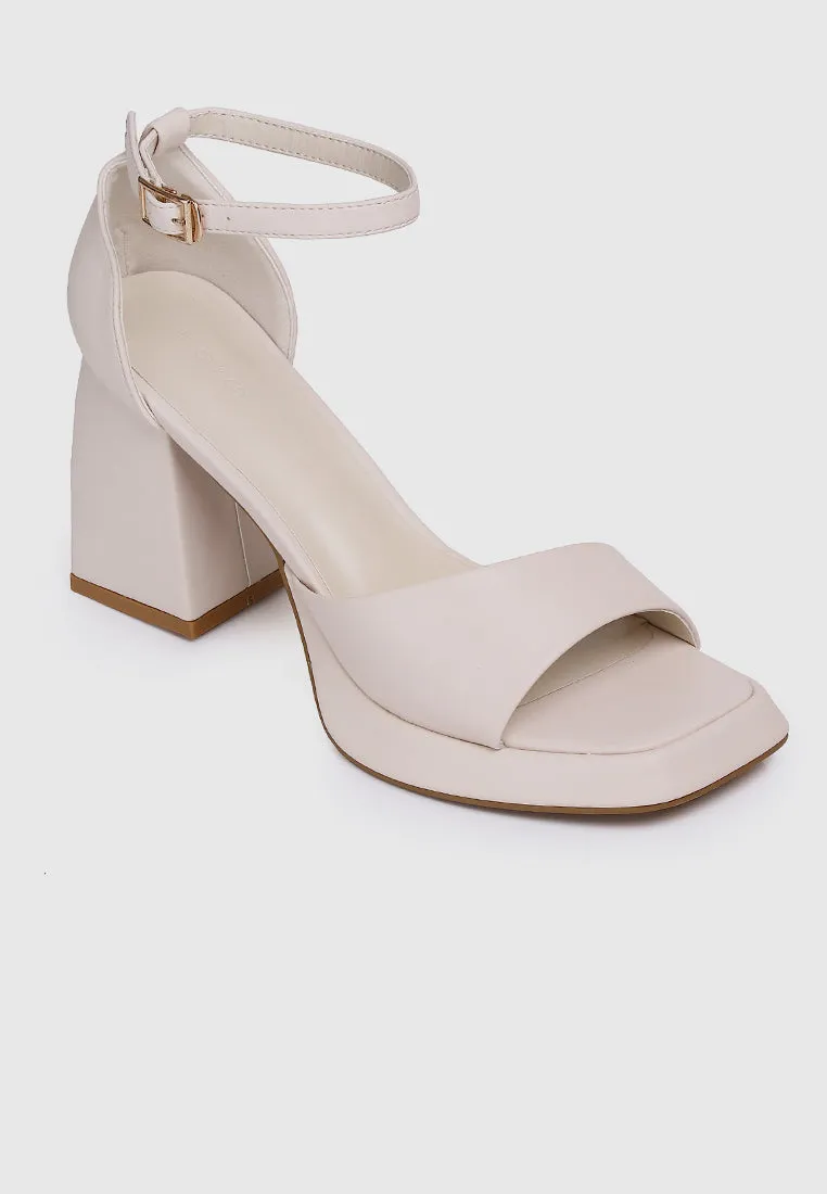 Carolyn Heels (White)