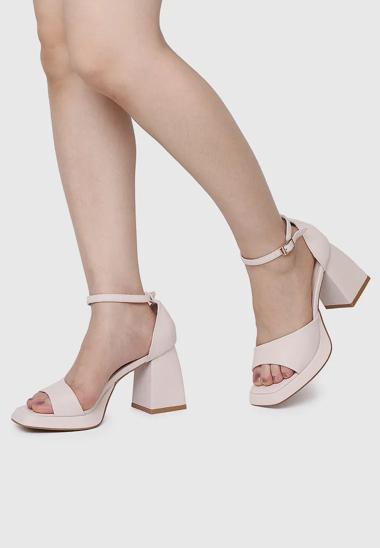 Carolyn Heels (White)