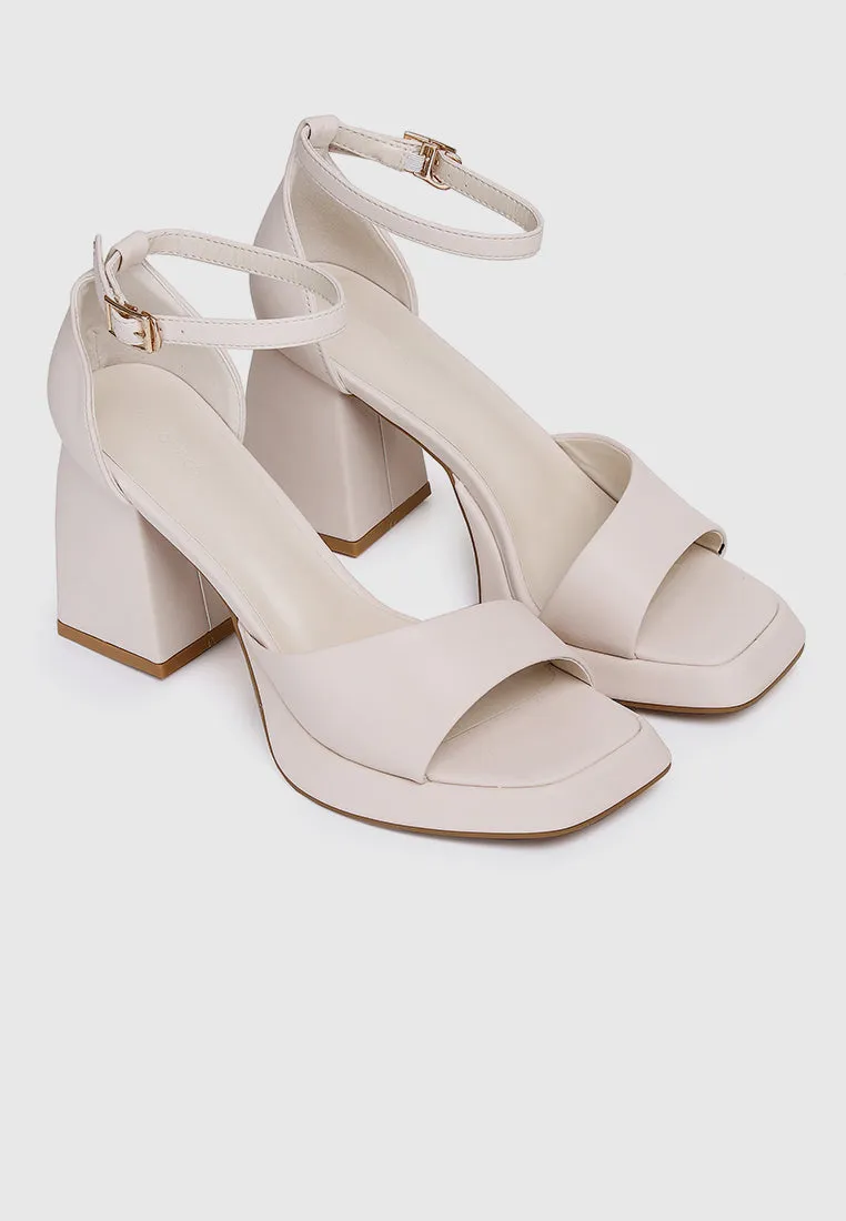 Carolyn Heels (White)