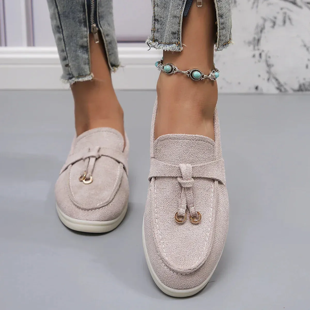 Classic Loop Detail Loafers