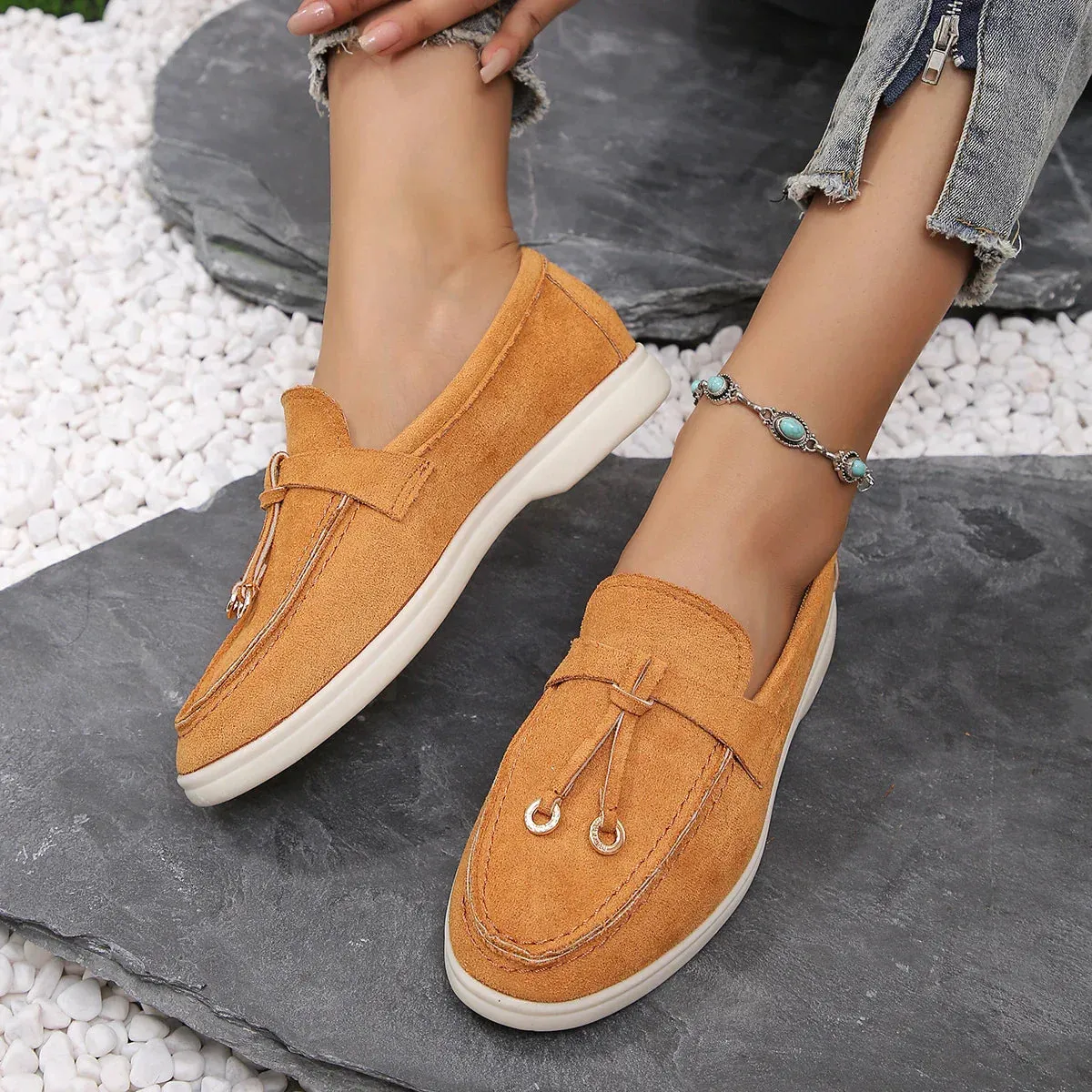 Classic Loop Detail Loafers